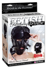 Fetish Fantasy Extreme Black Baron Bondage Hood Bondage Hoods